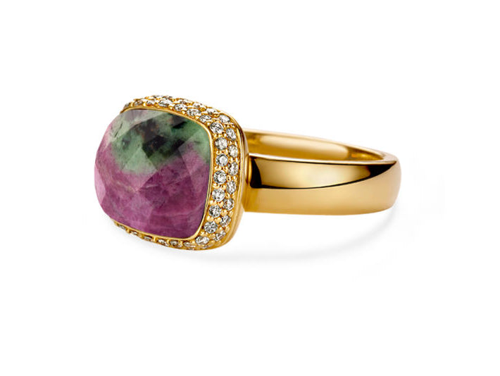What Is Zoisite: Gassan ruby zoisite ring