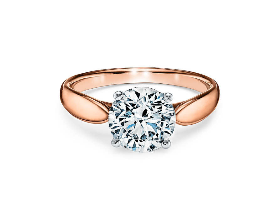 april birthstone - Tiffany soliratire diamond engagement ring
