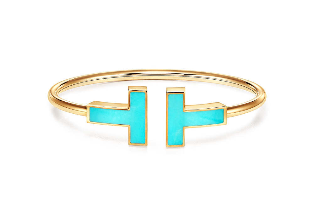 december birthstone - turquoise T bracelet by Tiffany