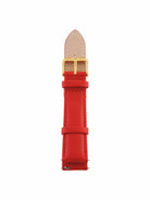 Red Leather Strap - Gold Buckle 1